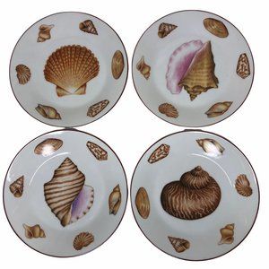 Sigma The Tastesetter Coquilles 8in Four Salad Luncheon Plates Japan